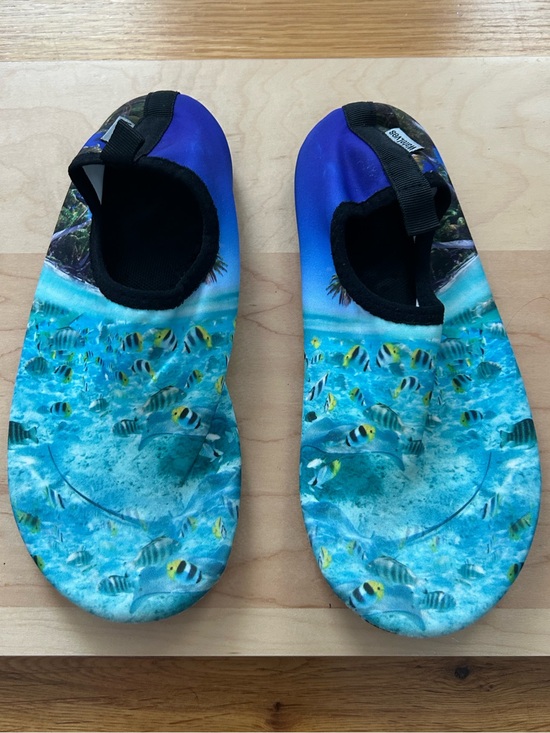 watelves Shoes - Women's Aqua Water Shoes in Teal Blue